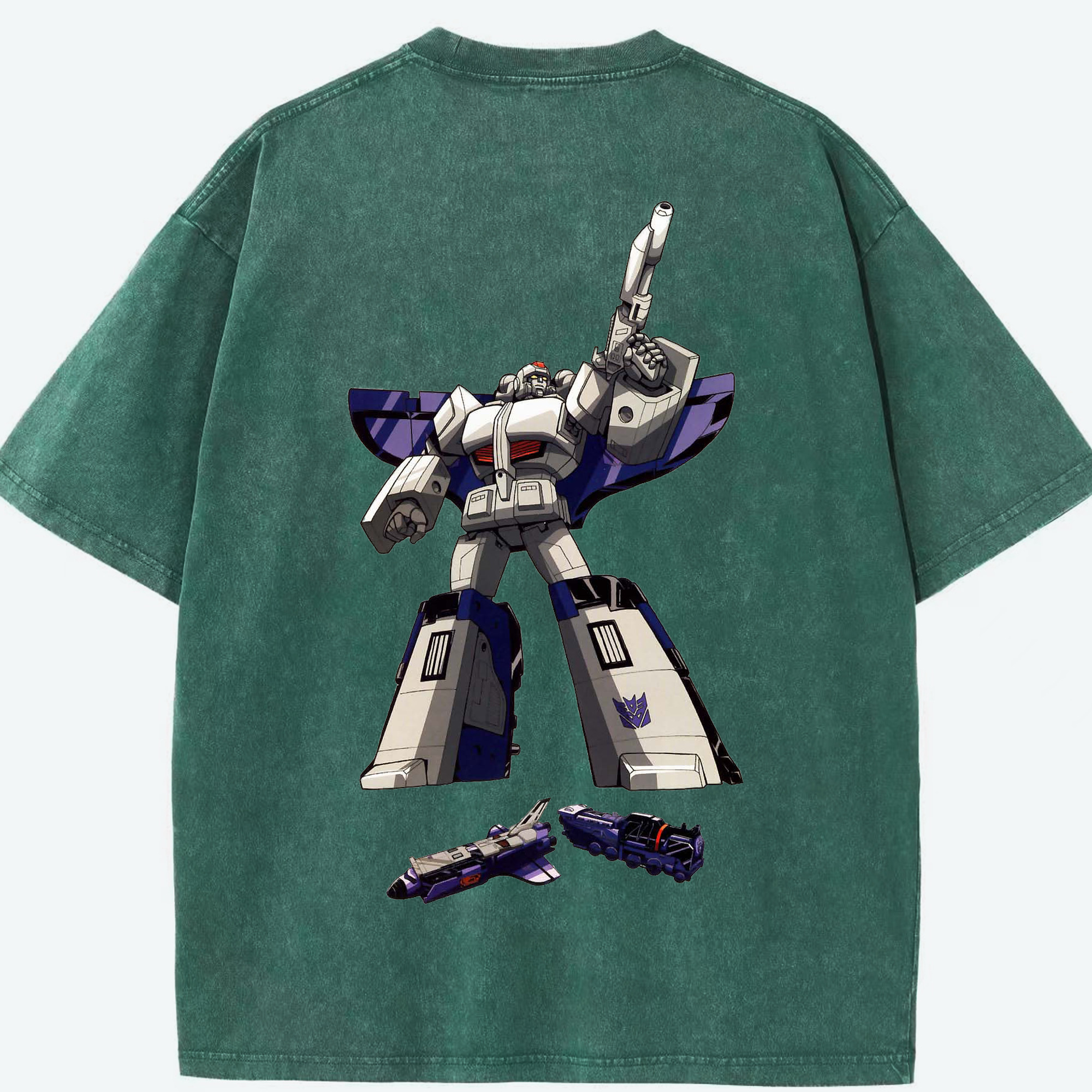 （画像用）  綿100% ヴィンテージ風 半袖Tシャツ（背面プリント）